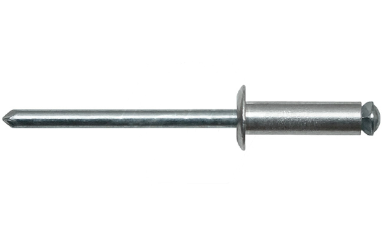 Заклепка вытяжная, лепестковая, бортик стандартный АЛ/СТ