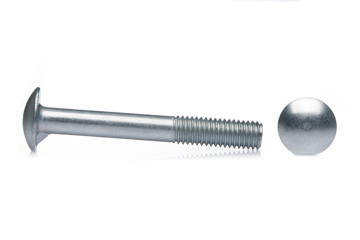 Болт мебельный с усом оцинкованный DIN 607 8x45