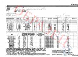 Сертификат на Болт фундаментный / анкерный (тип 6.3) 9