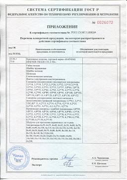 Сертификат на Дюбель «Дрива» со сверлом 3