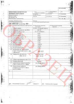 Сертификат на Болт мелкий шаг оцинкованный кл.пр 8.8 DIN 931 6